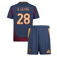 Camisa de time de futebol AS Roma Enzo Le Fee #28 Replicas 3º Equipamento Infantil 2024-25 Manga Curta (+ Calças curtas)